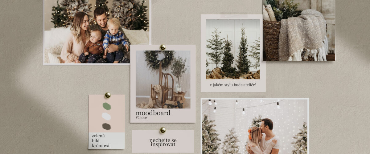 vánoční moodboard